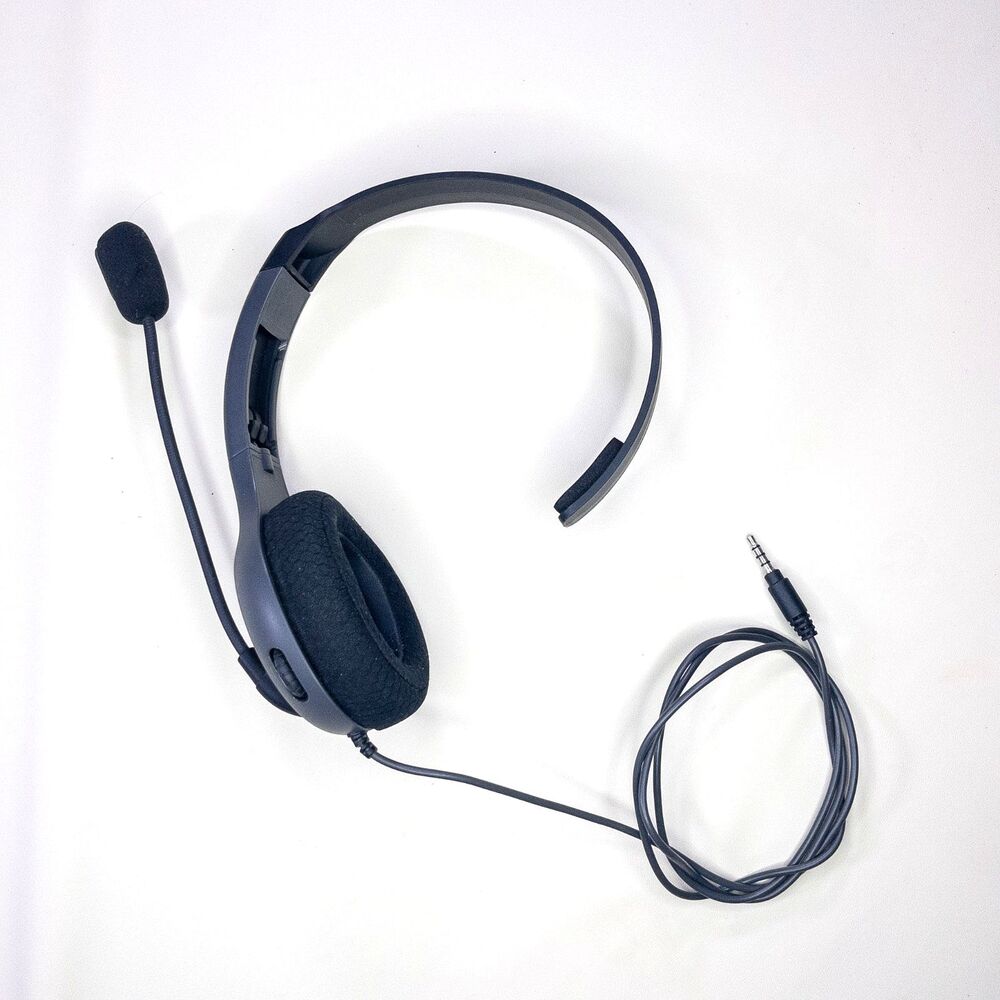 PDP PlayStation LVL30 Wired Chat Headset PS3 Audio Jack